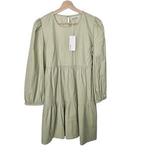 Reformation Beckett Dress Mini Dried Herb Size Medium New With Tags